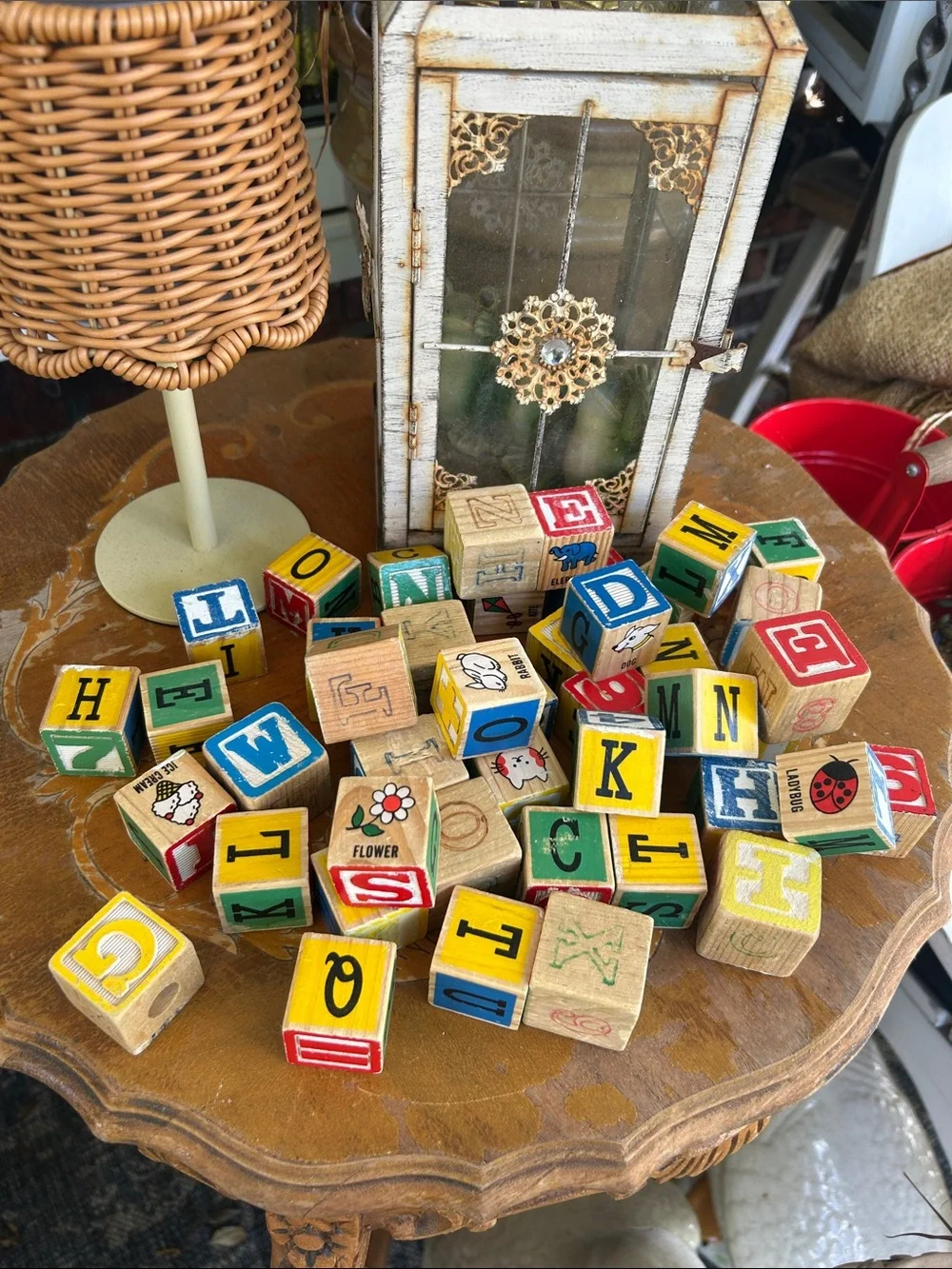 Wooden Alphabet Blocks